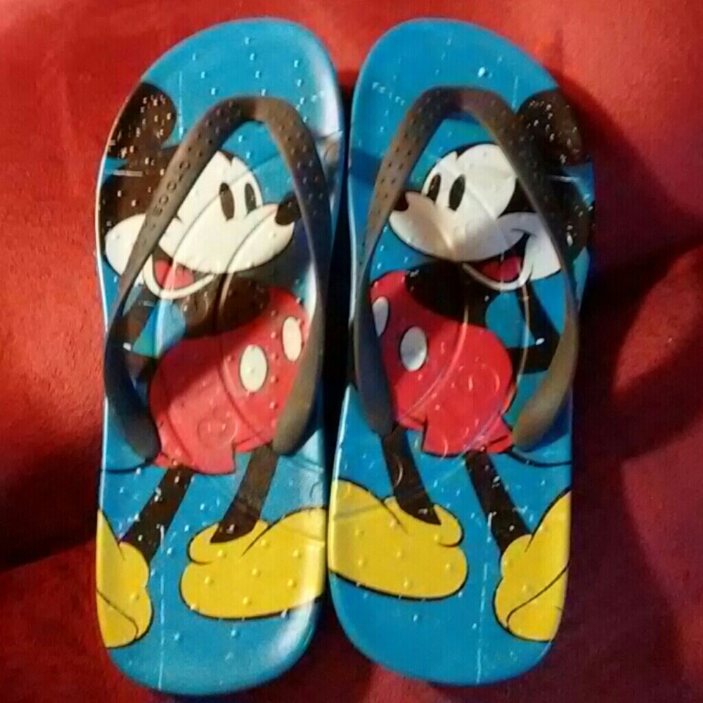 Mickey Mouse Crocs Flip Flops New