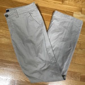 American Eagle kickboot khakis