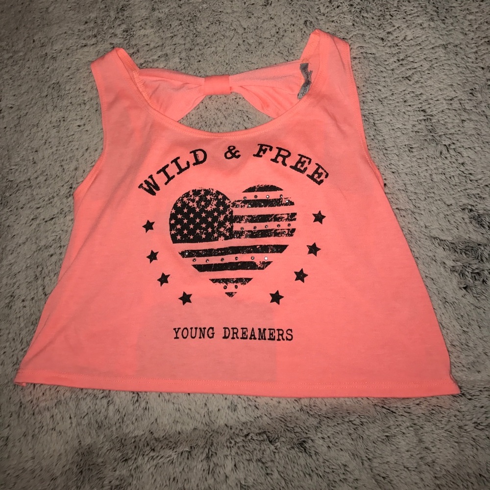 Open back crop top