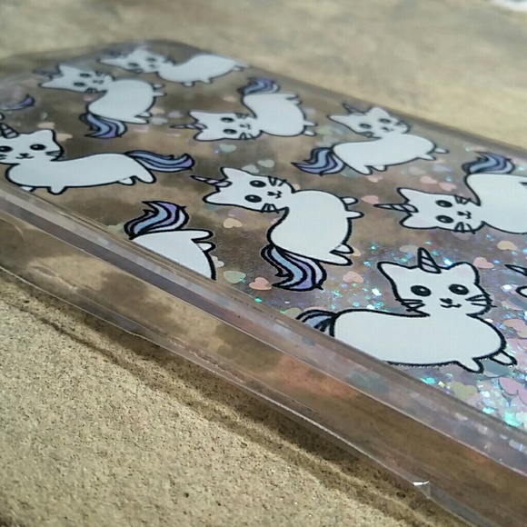 ❤ iPhone 6+ CAT UNICORN Liquid Glitter Phone Case - Picture 5 of 8