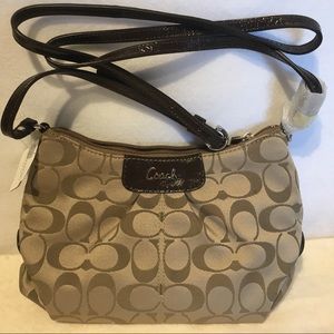 NWT Coach Ashley Signature Sateen Swingpack