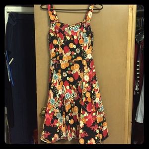 Retro floral dress