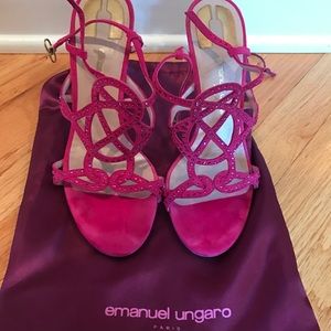 Emanuel Ungaro high heels only worn once!
