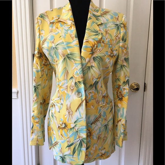 Cache Jackets & Blazers - Tropical Floral Print Blazer Cache Jackets & Blazers - Tropical Floral Print Blazer
