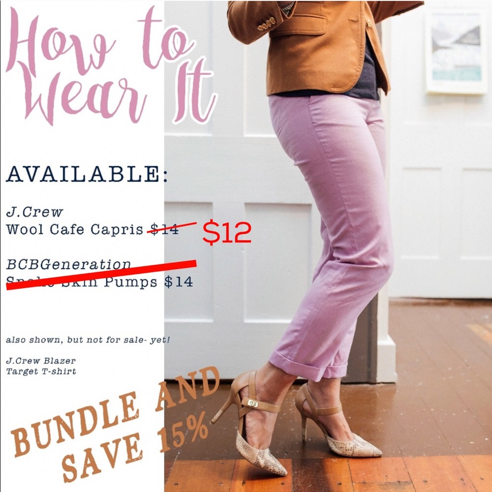 🎈SALE 🎈 J.Crew pants (Shoes have sold!)