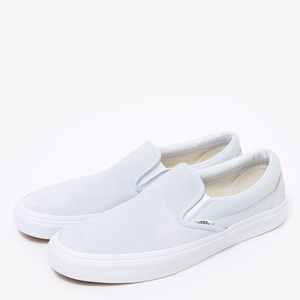 VANS Suede Slip-On in Illusion Blue Men's 9.5