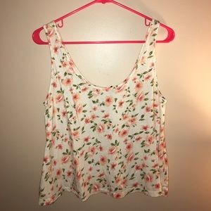Floral crop top