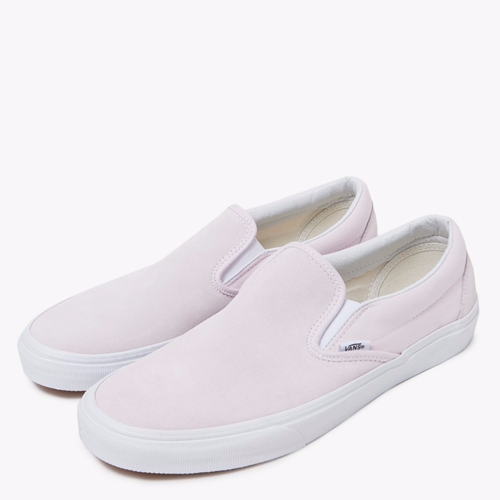 VANS Suede Classic Slip-On in Orchid Ice, Men 9.5