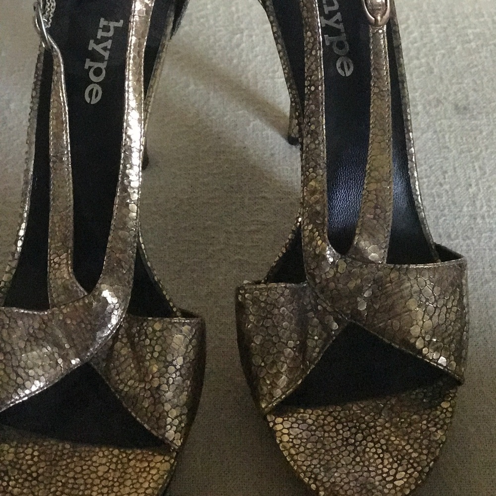 Hype Bronze Heels