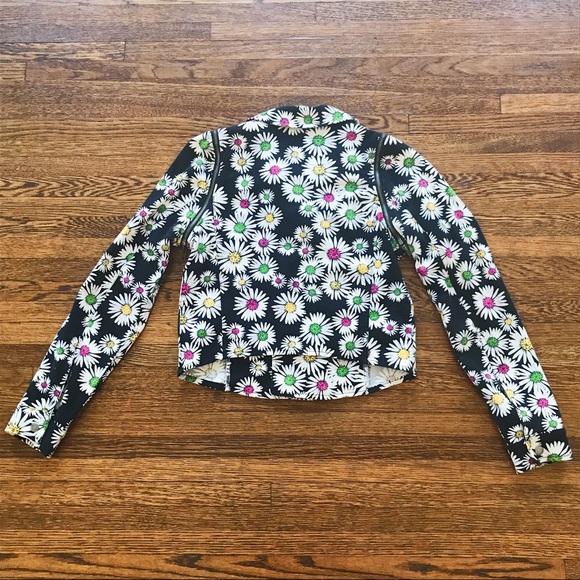 SOLD NASTY GAL NEON DAISY DENIM JACKET - Picture 4 of 5