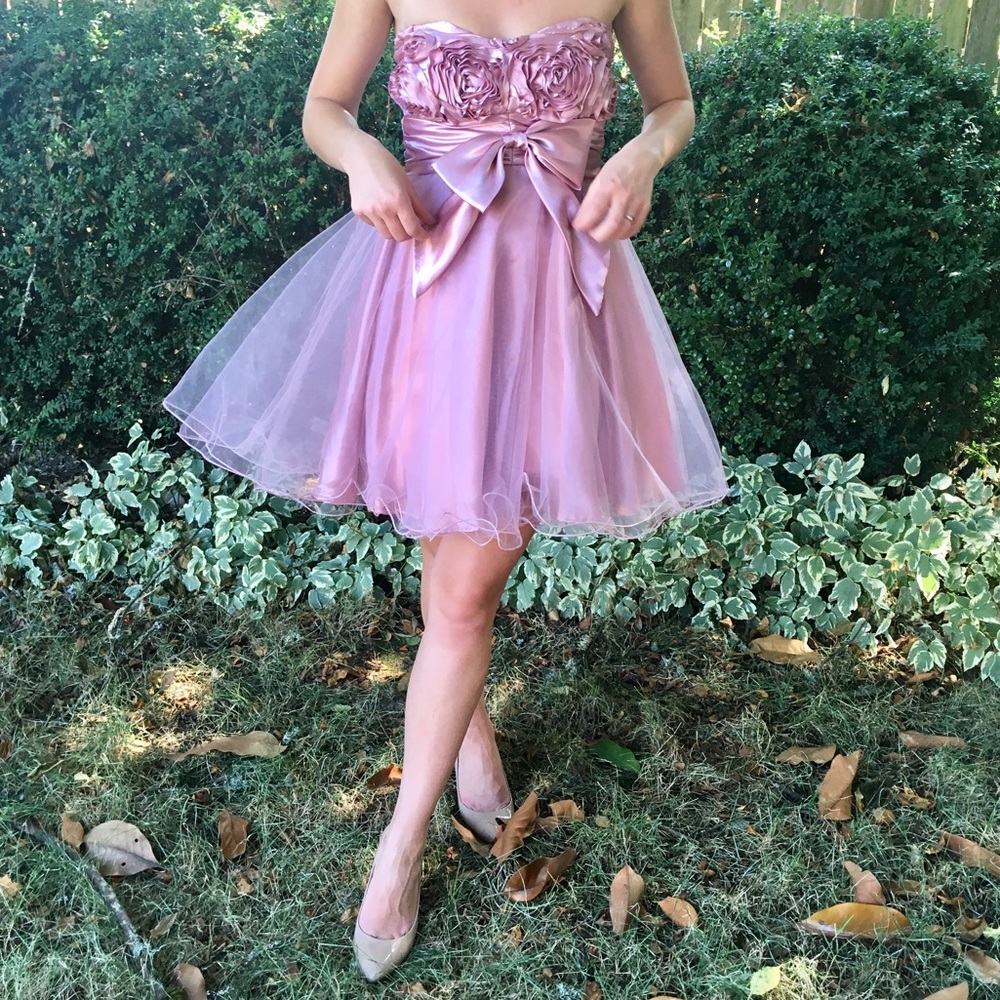 Masquerade Pink Cocktail Dress