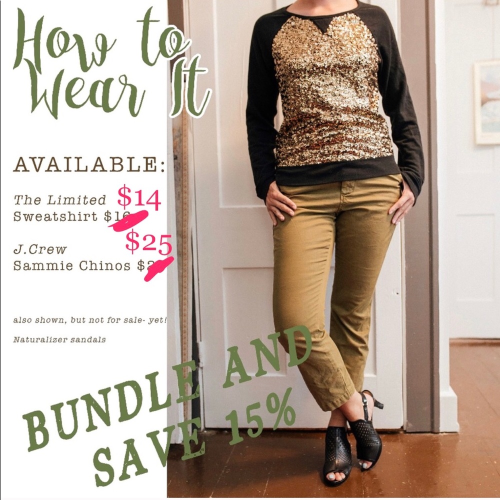 🎈SALE 🎈 J.Crew pants & Limited Sweatshirt
