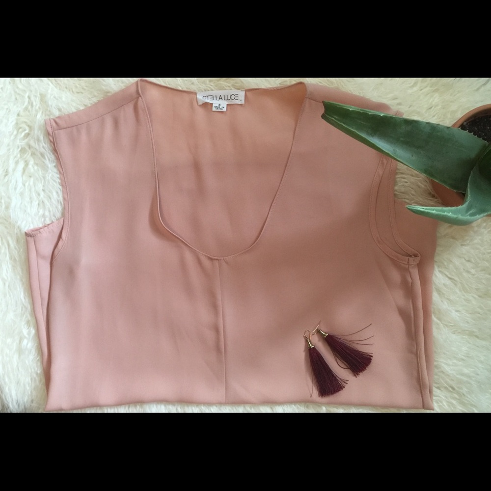 Stella Luce blush blouse