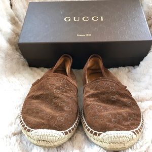 Authentic Gucci espadrilles.