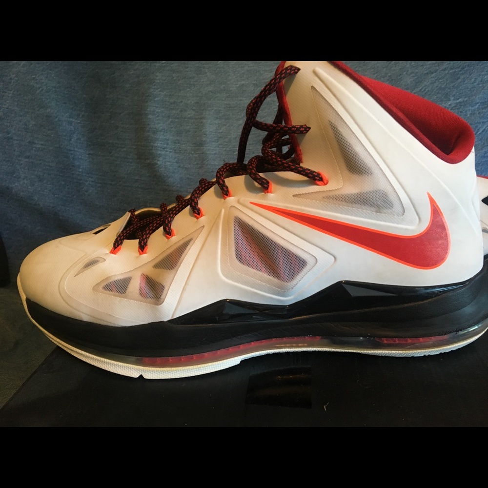 Lebron X "Home" Size 14
