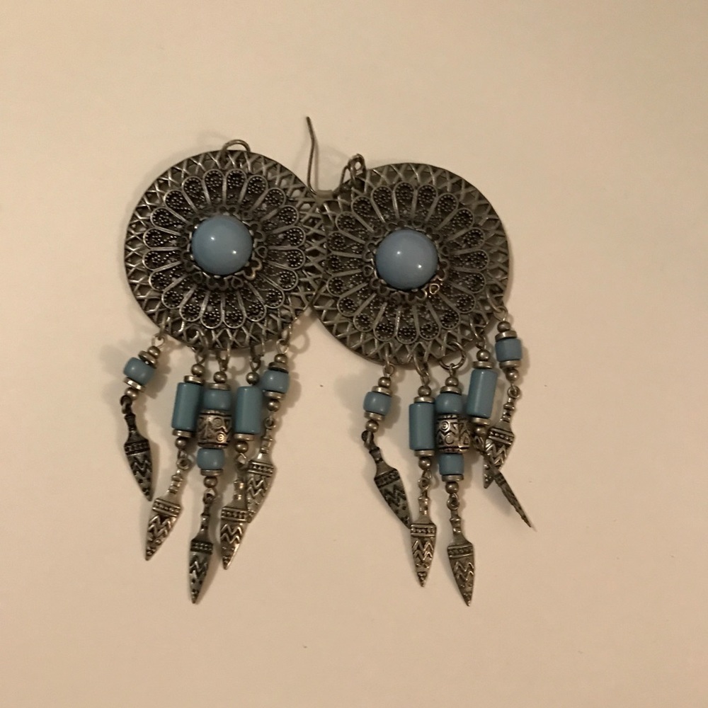 Dream catcher earrings