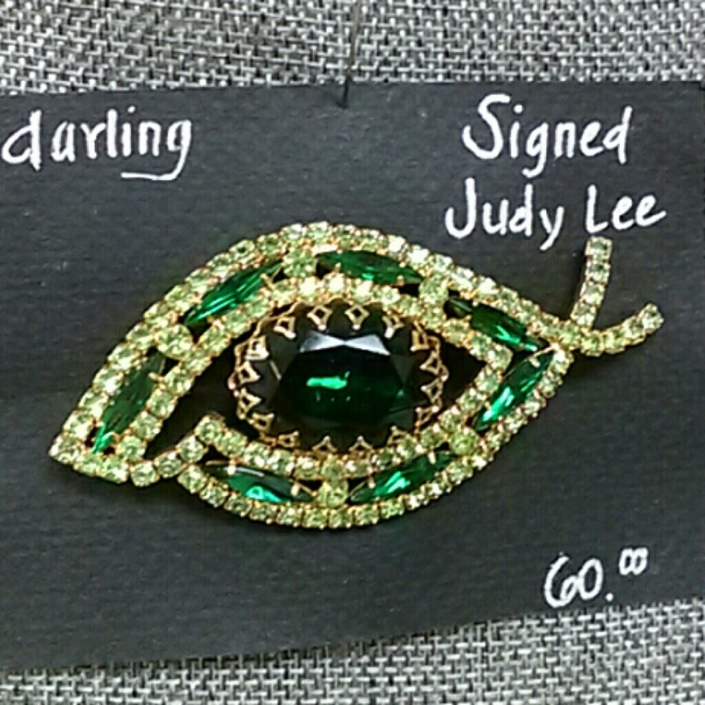 Signed. Antique Brooch