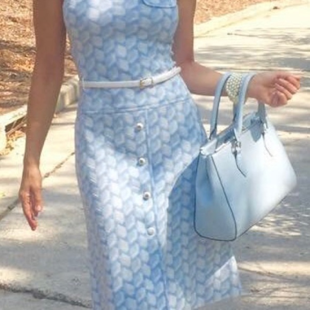 Light blue Christian Siriano bag 🛍