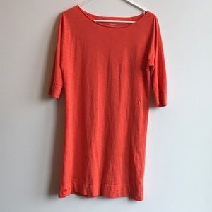 Lilly Pulitzer Pima Cotton T Shirt Dress Coral