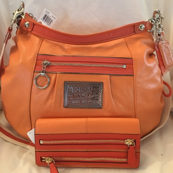 Coach Jazzy Hobo w/Matching Wallet - Very Rare NWT - Picture 5 of 7