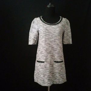 Anthropolgie Postmark tunic Grey/Black Dress