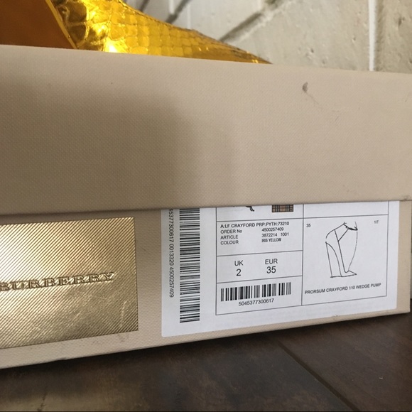 Burberry Prorsum Python Crayford Wedge Heel*LOWEST - Picture 4 of 4