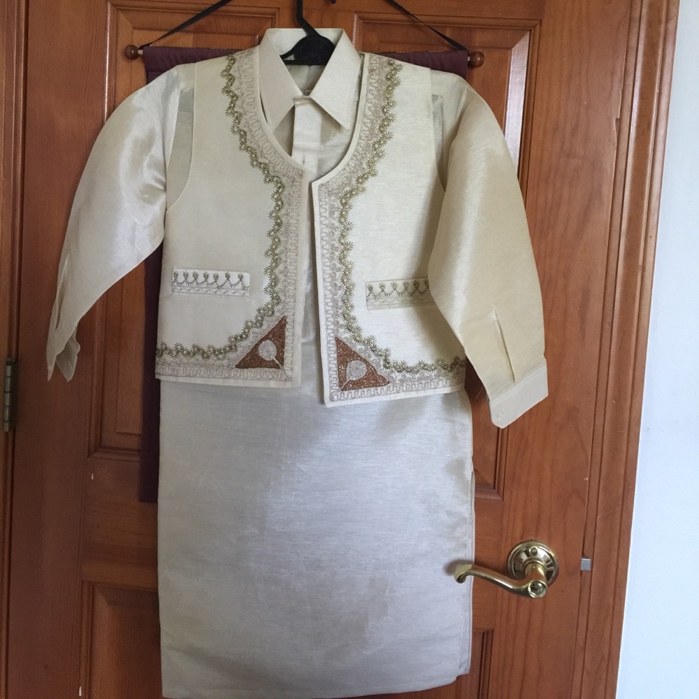 Little Boys Formal Salwar Kurta Suit