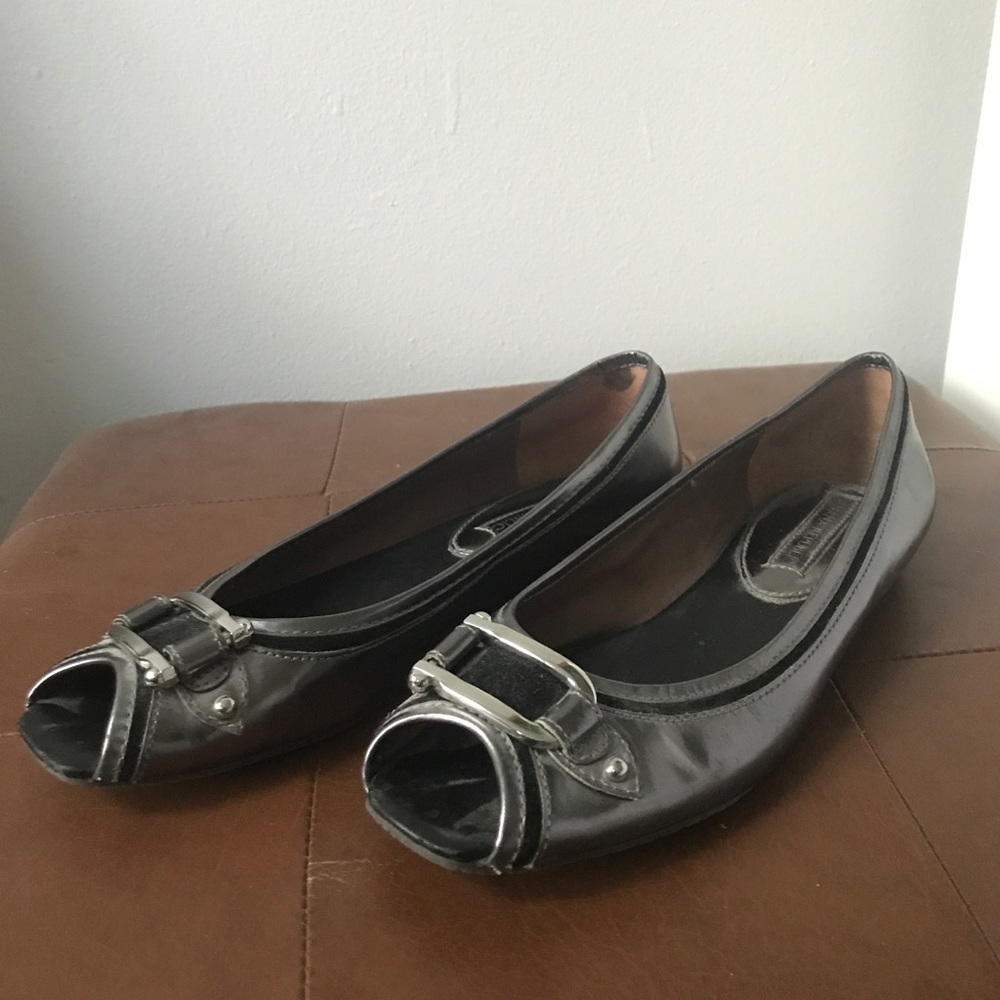 Banana Republic Peep Toe Flats Size 7M