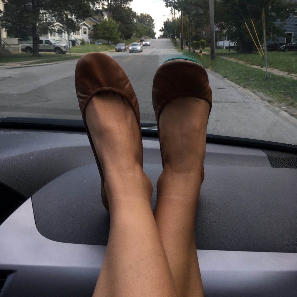 Tieks Chestnut Brown size 9