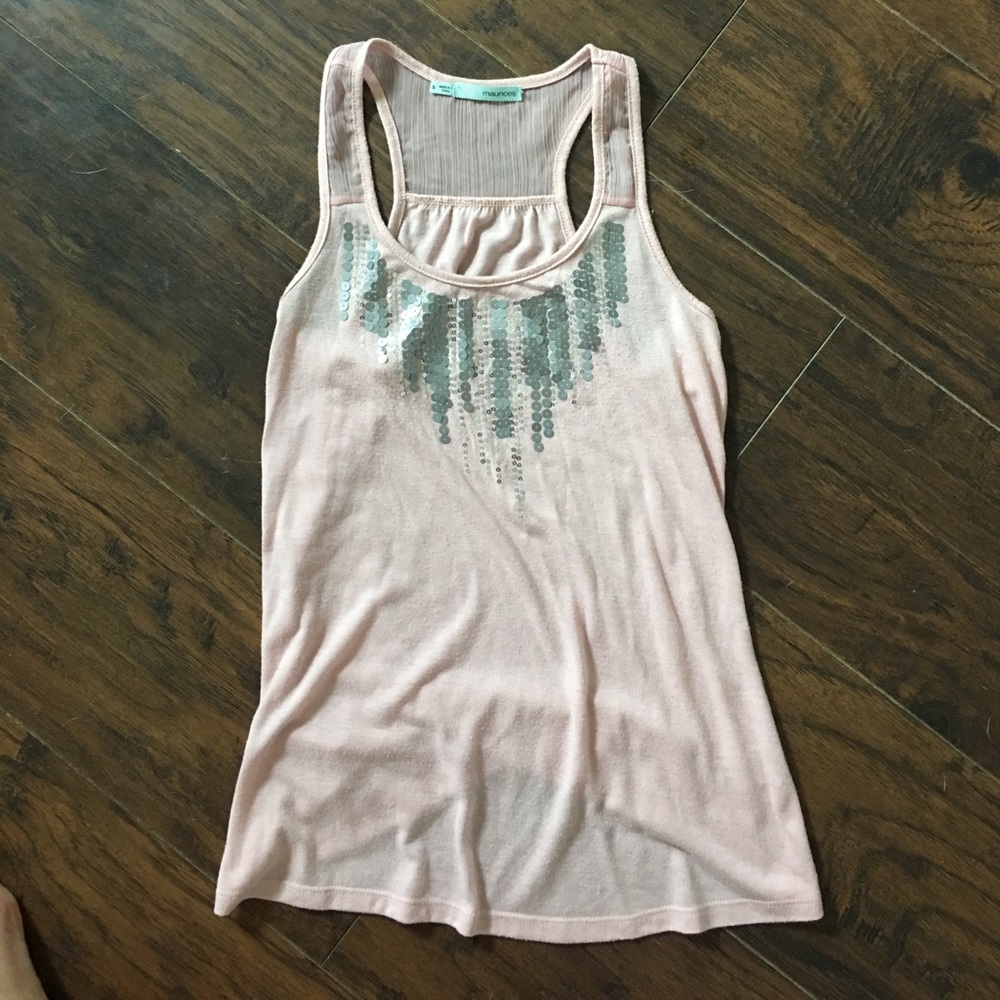 Maurice's sequin tank
