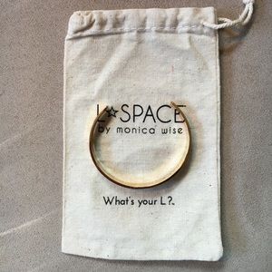 L Space gold bangle