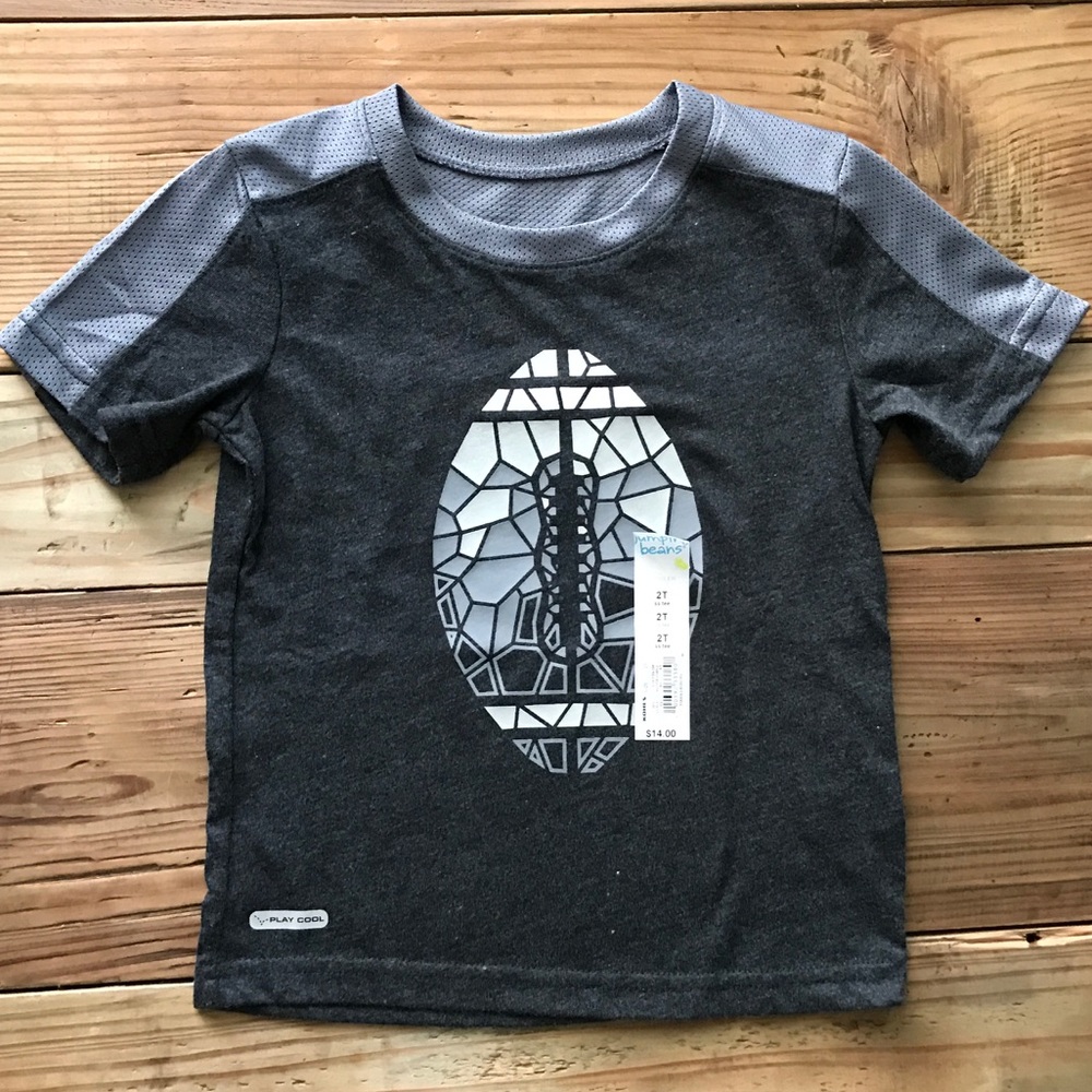 NEW Gray Football Sport Shirt