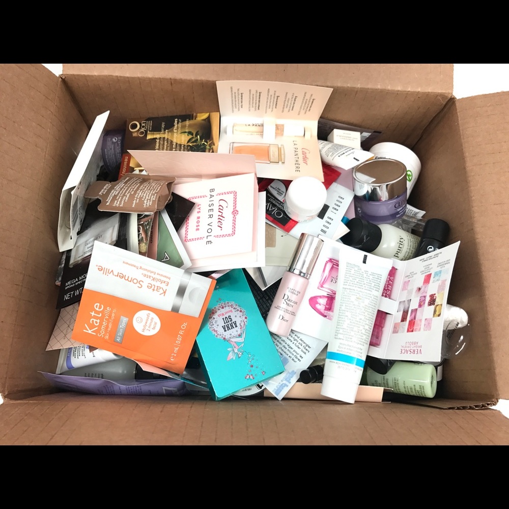 Box Beauty Samples Skincare Haircare Makeup