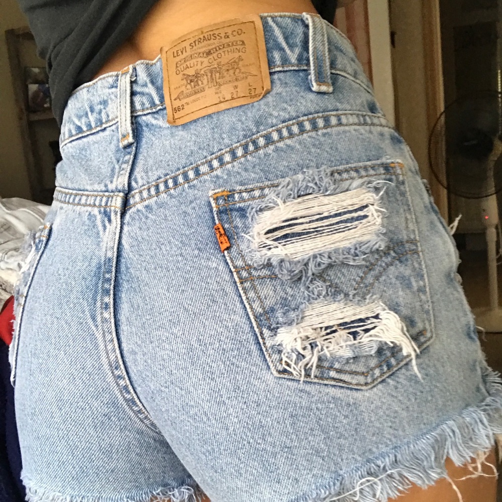 Levi denim shorts
