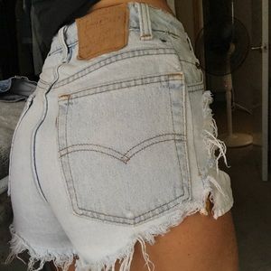 Levi denim shorts