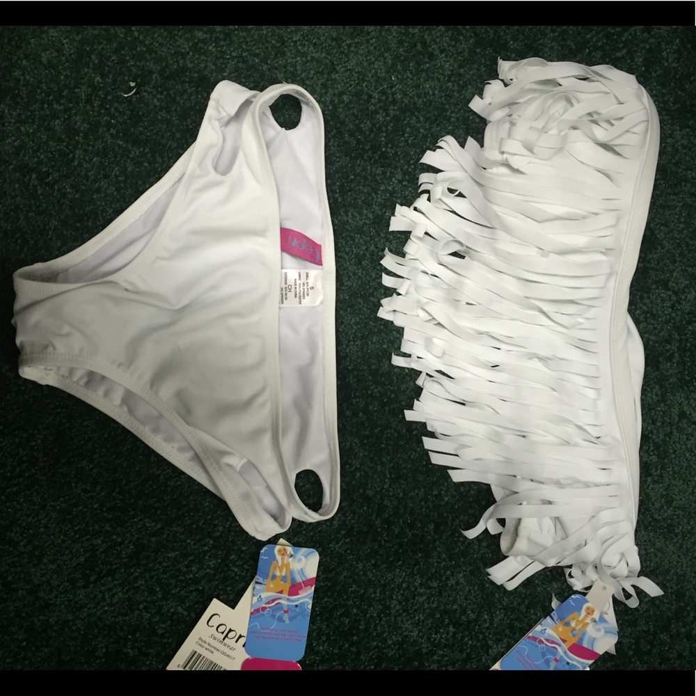 Capri fringe swim suit