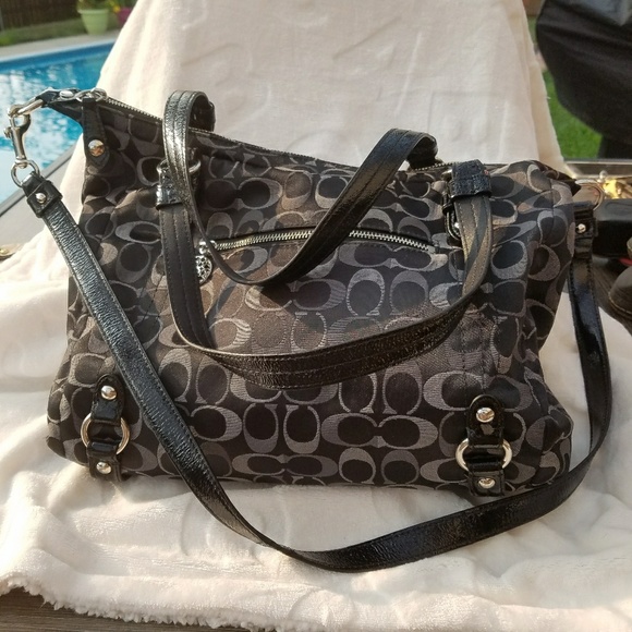 Coach Handbags - 🍃MINT!🍃Coach C Print Converts Satchel 3 Colors