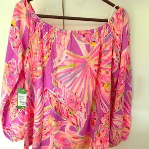 NWT Lilly Pulitzer Enna off the shoulder to