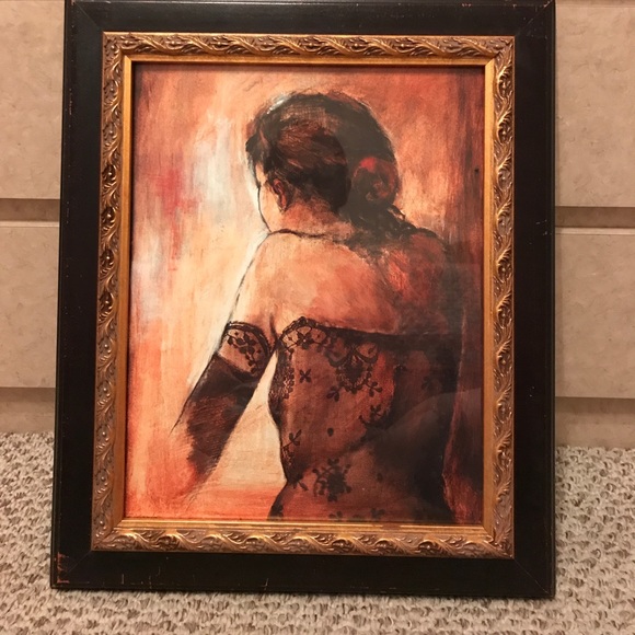 BEAUTIFUL "GIRL IN DEEP THOUGHT"  PORTRAIT - Picture 3 of 3