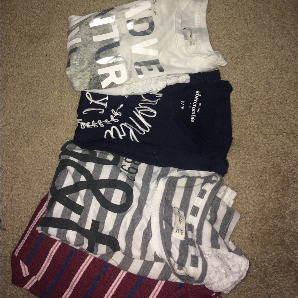 A&F Kids shirt bundle