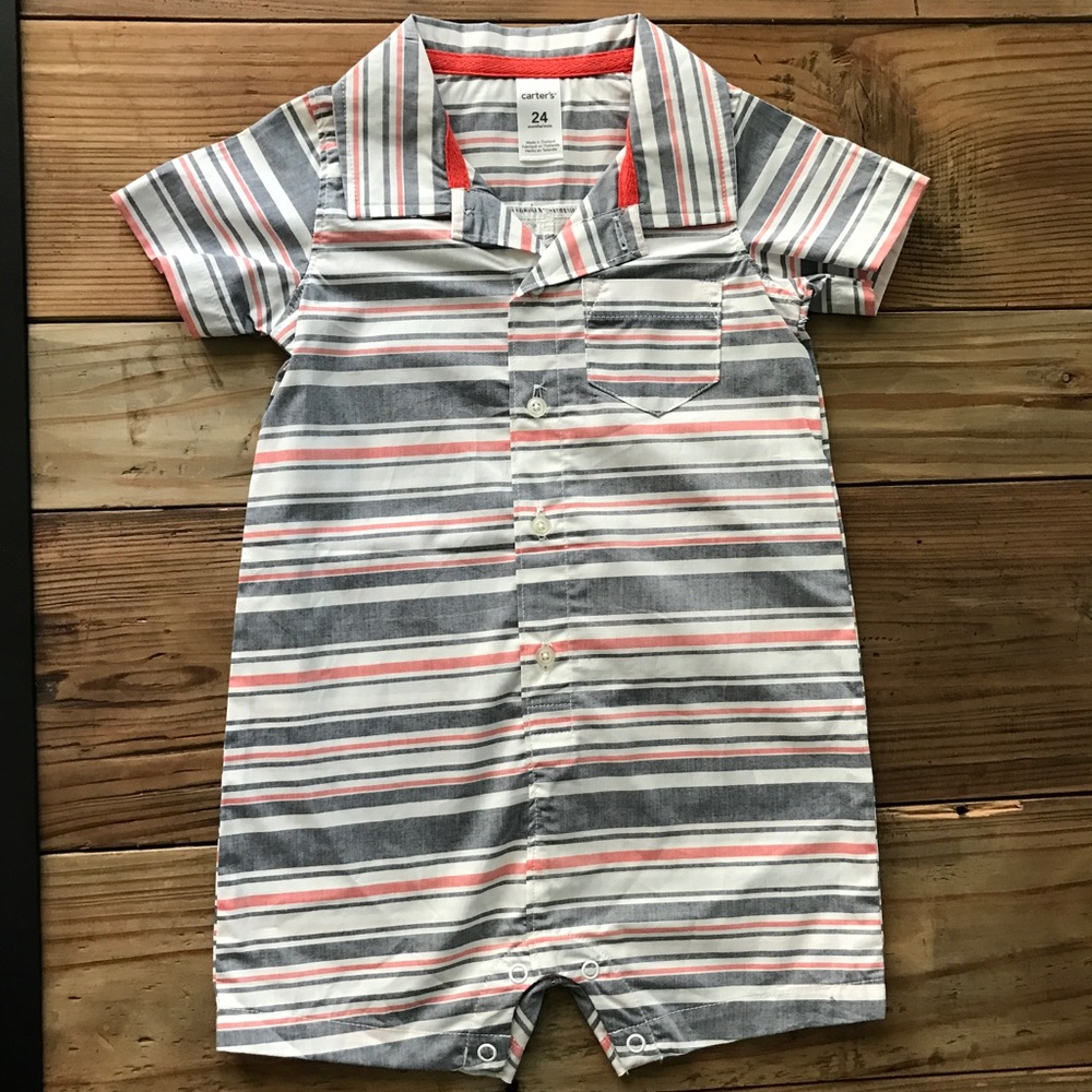 NEW Carters Colorful Striped Jumpsuit