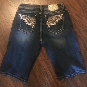 Miss Me Bermuda Shorts