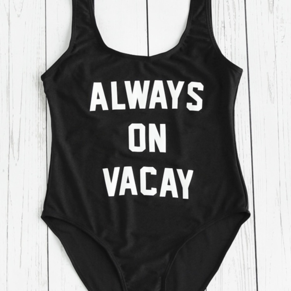 Always on Vaca black bathing suit
