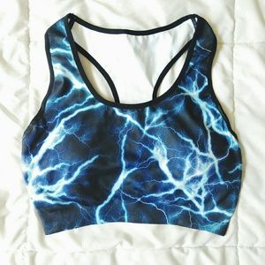 ✨lightning bolt sports bra✨