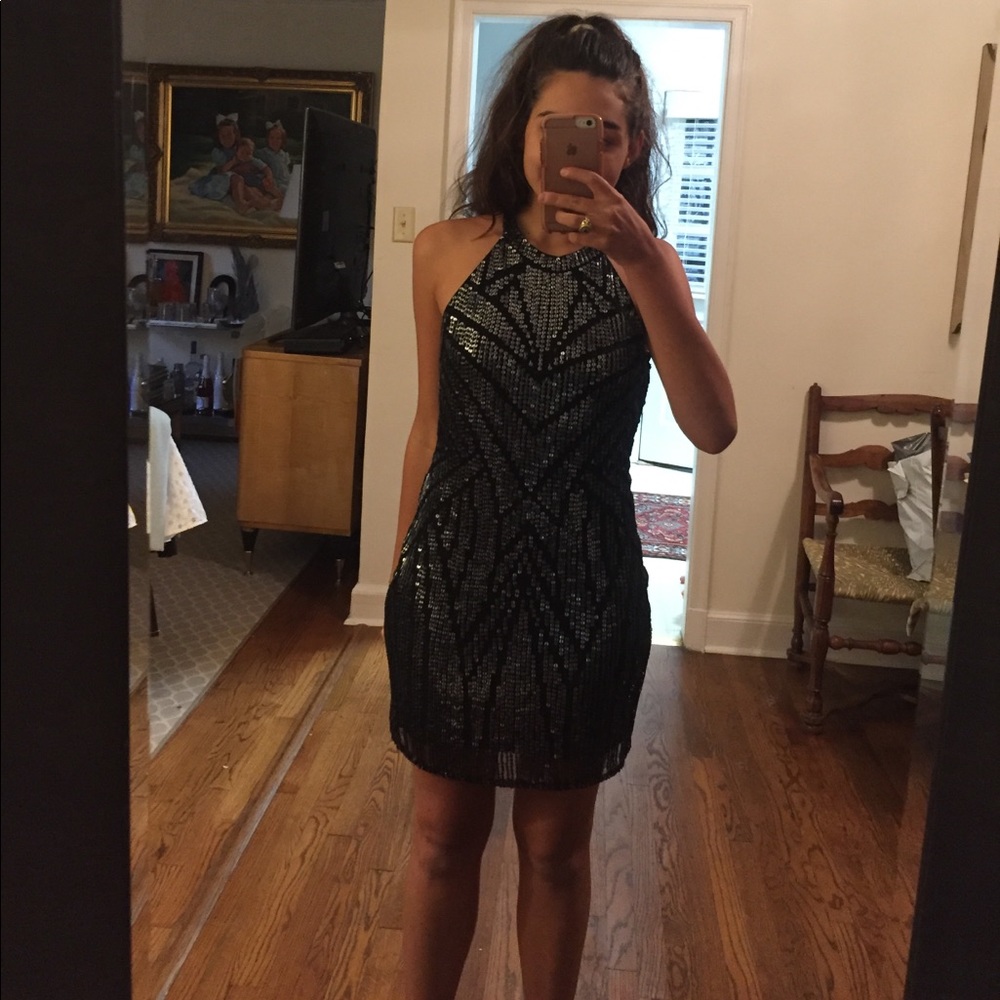 Fitted sparkle dress