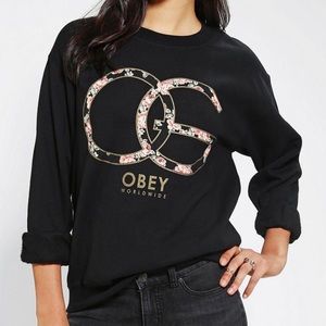Obey Floral sweatshirt