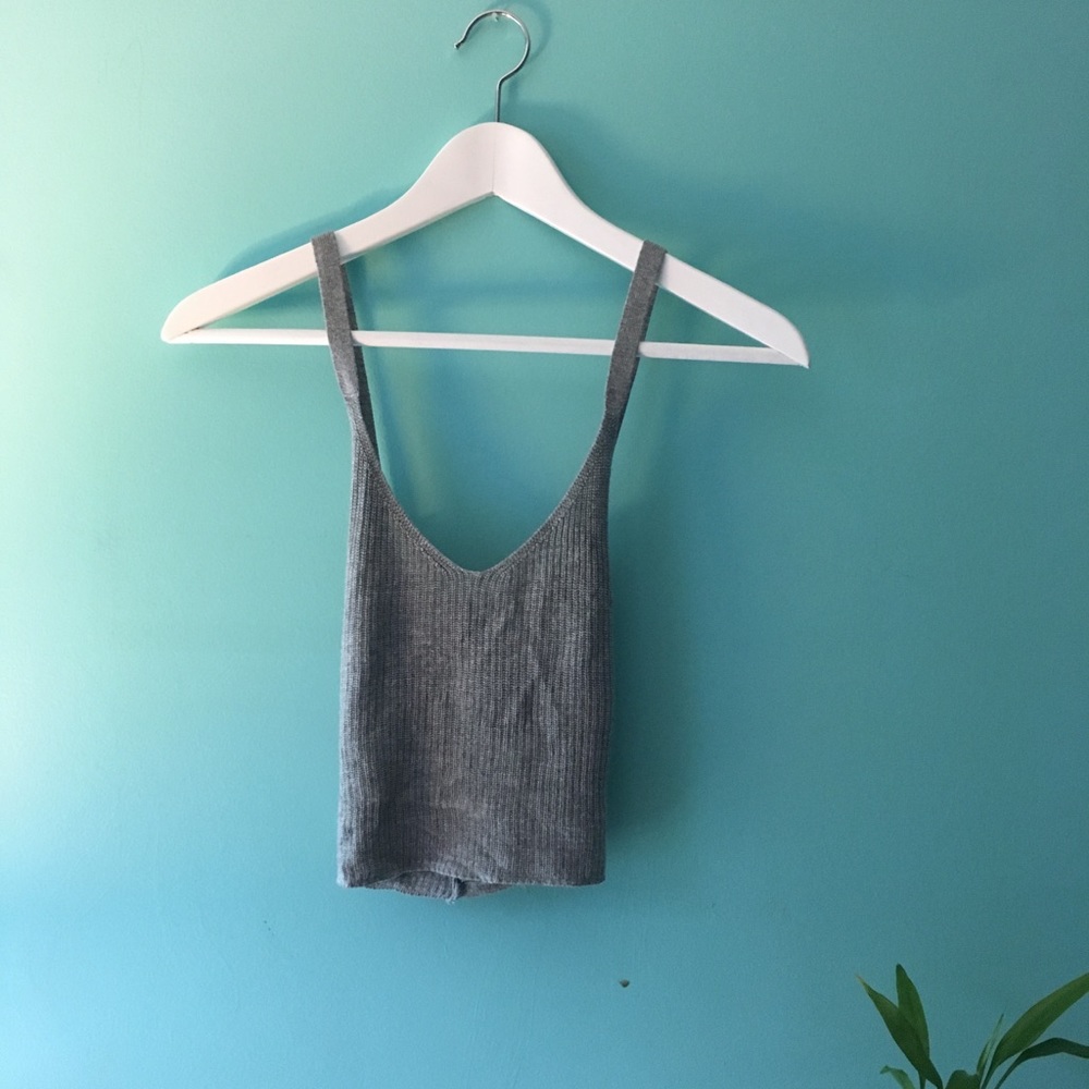 Knit crop top