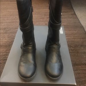 Kenneth Cole Black riding boots sz 1