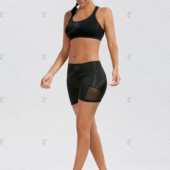 Last One❗️Yoga Mesh Insert Shorts - Small - Picture 2 of 5