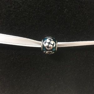 Pandora Teal Celtic charm